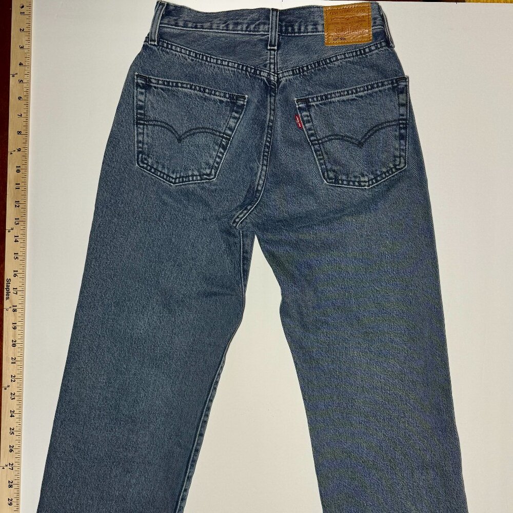 501 Levi's Premium Jeans Fit Womens Buttonfly Straightcut W24 L30 CW 2923 - Picture 15 of 16